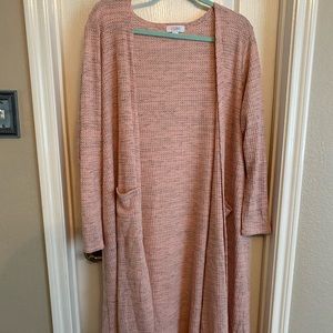 Heathered Pink Cardigan